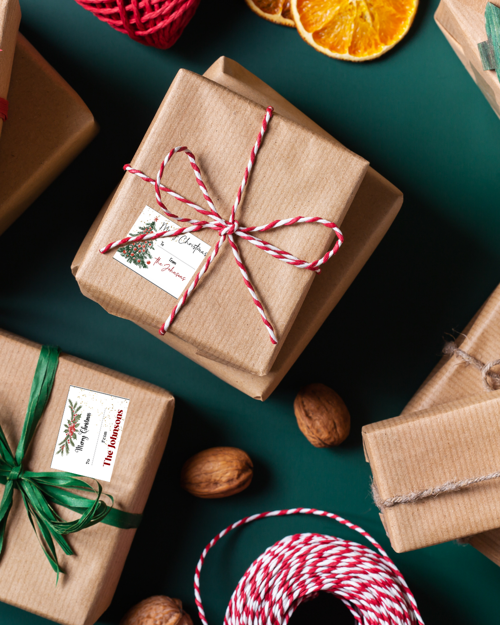 Christmas labels