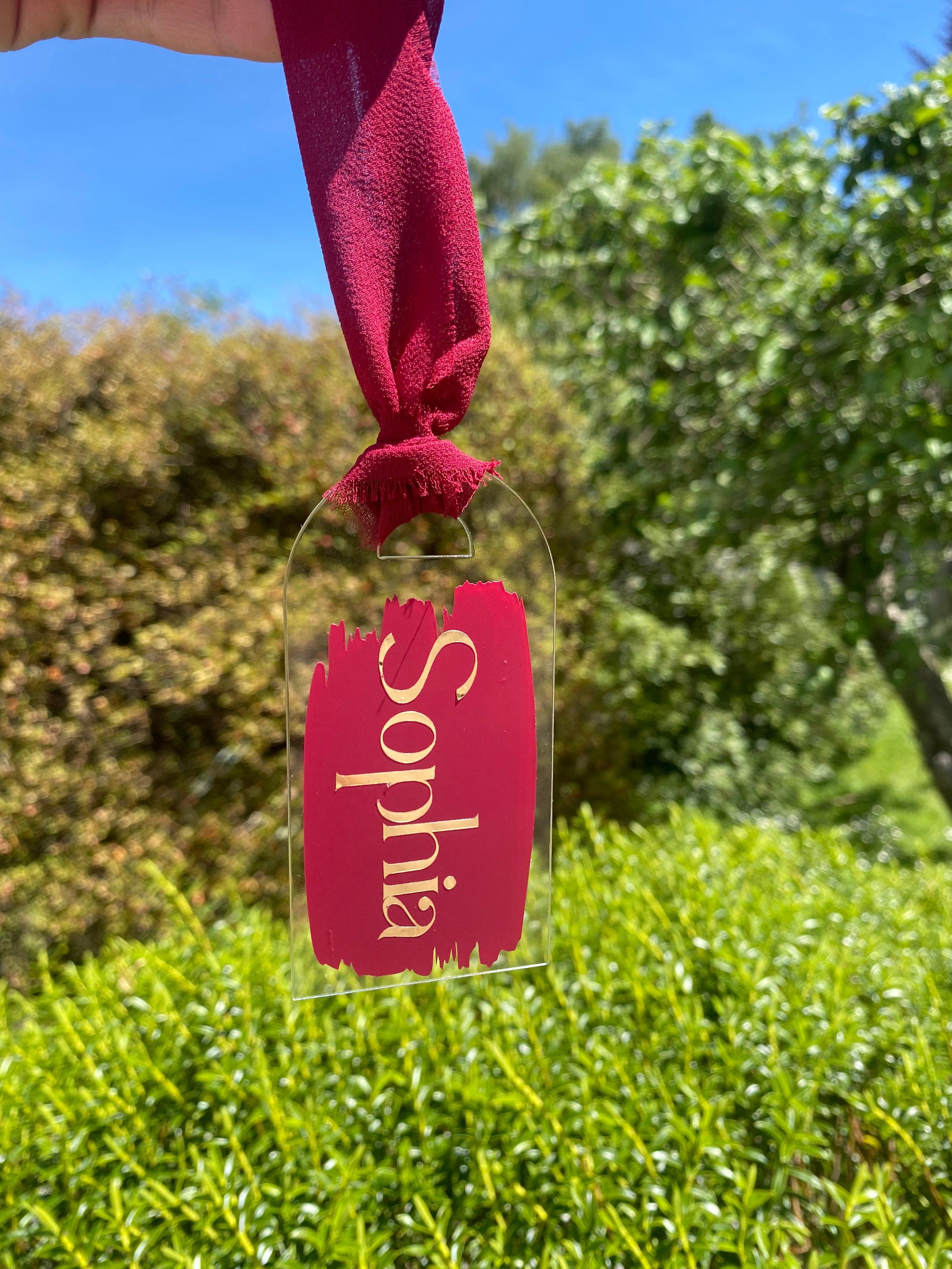 Personalized Acrylic Tags