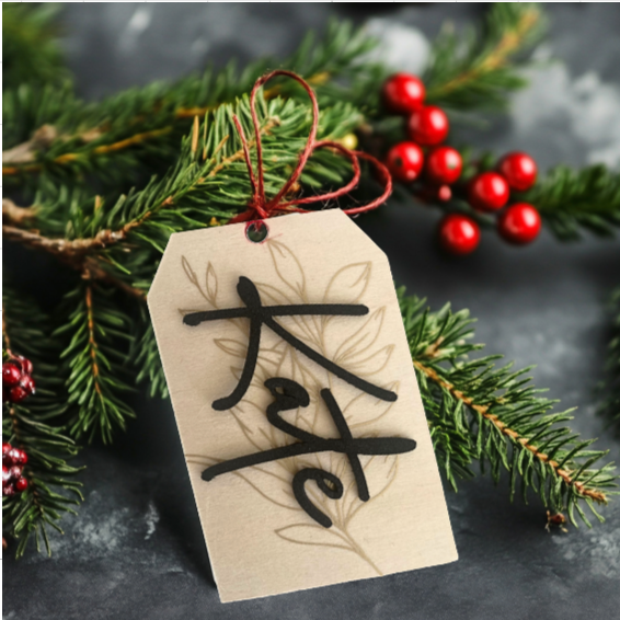 Personalized wooden tags